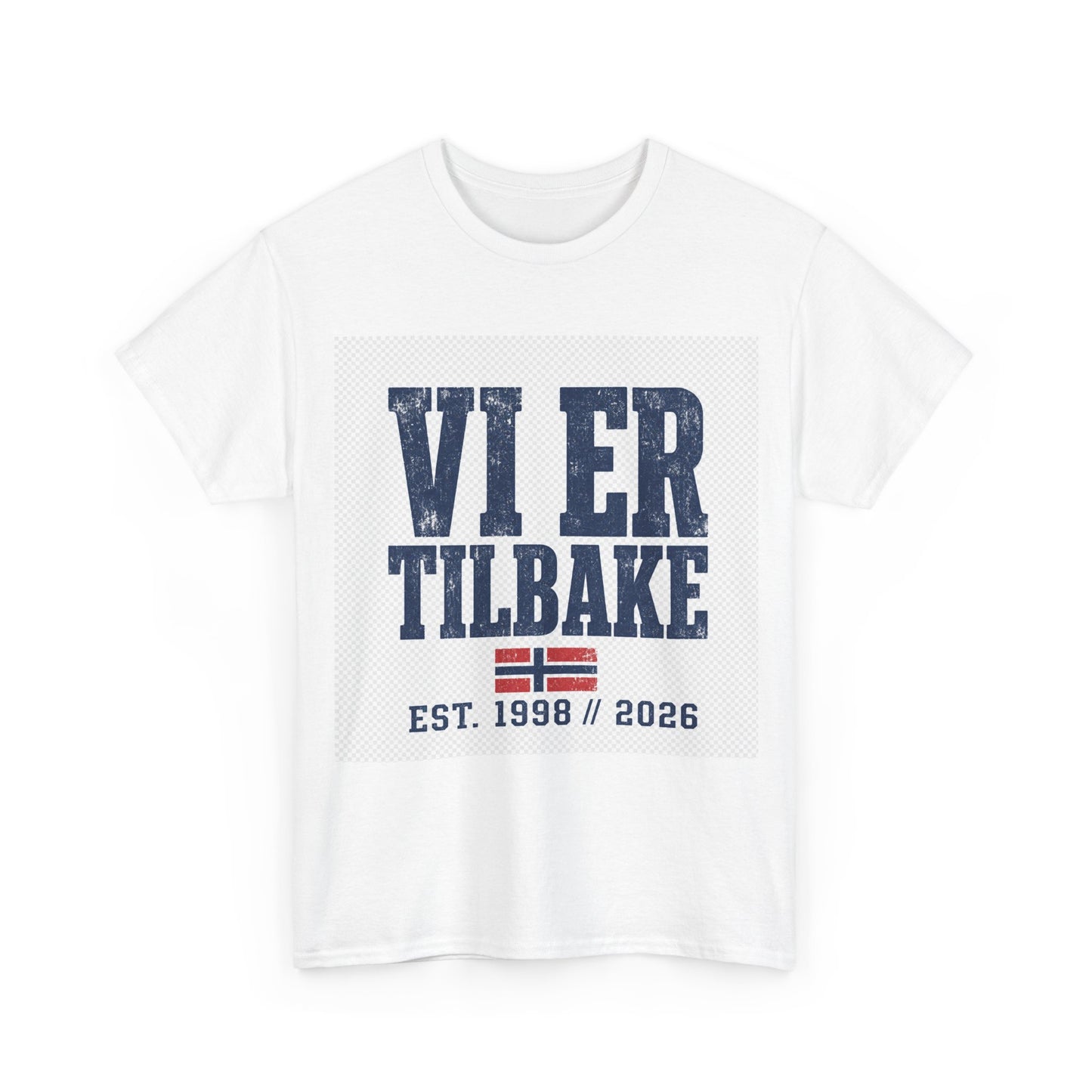 Vi Er Tilbake – VM T-skjorte (Est. 1998 // 2026)