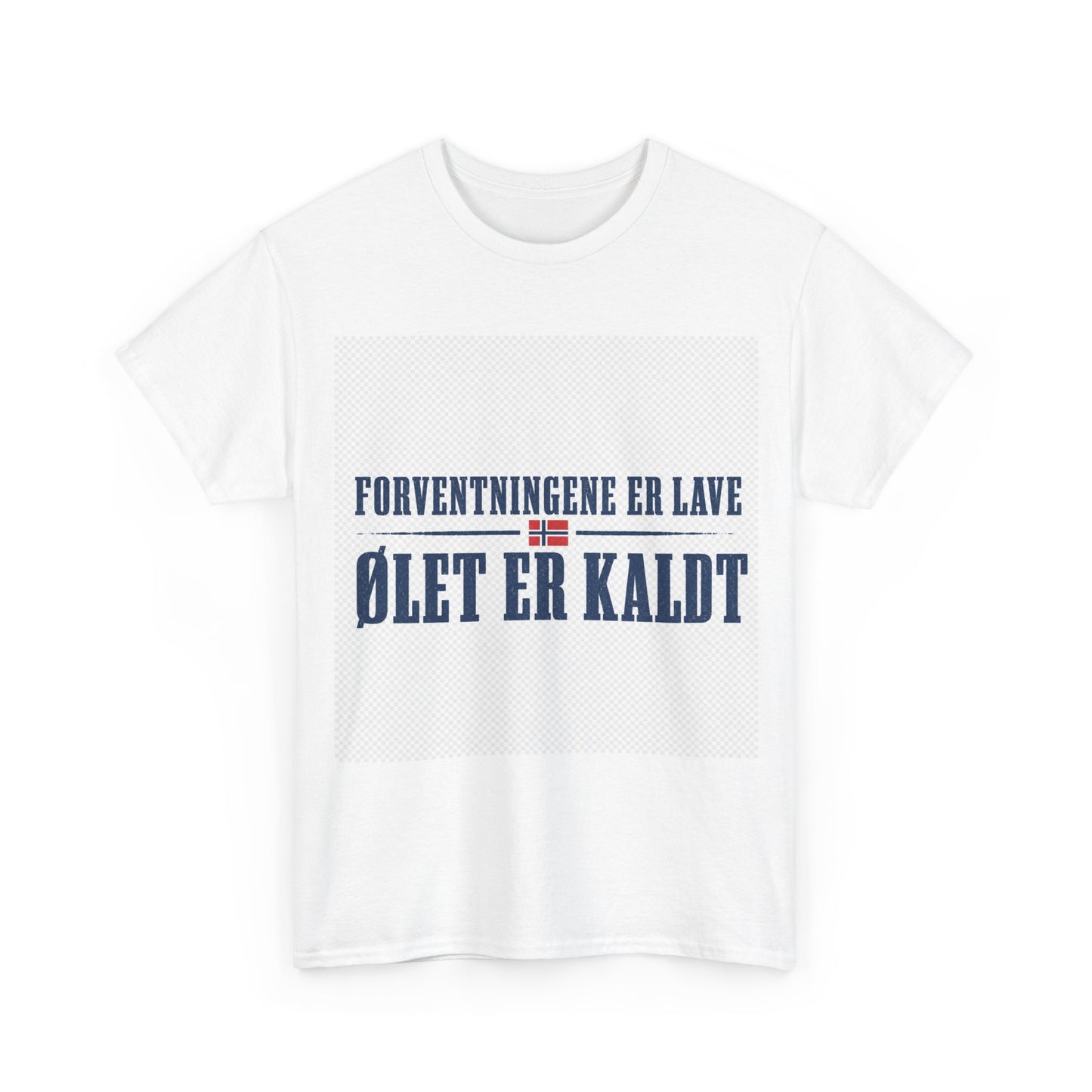 Forventningene Er Lave, Ølet Er Kaldt – VM T-skjorte
