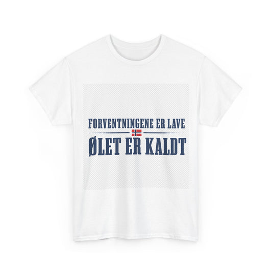 Forventningene Er Lave, Ølet Er Kaldt – VM T-skjorte